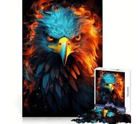 Puzzle American Eagle Pride Fire da 1000 pezzi per adolescenti, ideale per ricordare il potere, il tempo libero e il piacere, con incastri a pressione, un regalo memorabile (50x75cm)