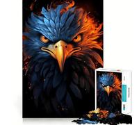 Puzzle American Eagle Pride Fire da 1000 pezzi per adulti,divertente per allenare la mente,con tagli di precisione e bordi lisci,ideale per serate tranquille (38x26cm)