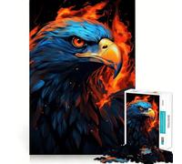 Puzzle American Eagle Pride Fire da 1000 pezzi per adulti,gioco di concentrazione mentale,qualità premium,taglio laser,divertimento serale in famiglia (38x52cm)