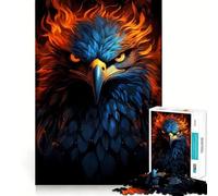Puzzle American Eagle Pride Fire da 1000 pezzi per adulti,gioco di memoria divertente,taglio esperto,attività di gruppo rilassante da fare in casa (38x52cm)