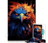 Puzzle American Eagle Pride Fire da 1000 pezzi per adulti,gioco di memoria e concentrazione,incastro perfetto,compatto e divertente per tutta la famiglia (50x75cm)