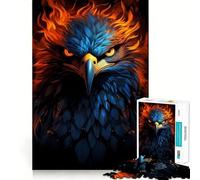 Puzzle American Eagle Pride Fire da 1000 pezzi per adulti,gioco di potenziamento mentale,taglio laser per un incastro perfetto,divertimento in famiglia,attività serale (38x26cm)