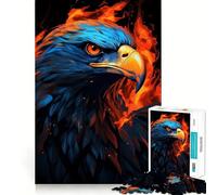 Puzzle American Eagle Pride Fire per ragazzi,1000 pezzi,gioco di abilità mentale,taglio laser per un incastro perfetto,momento di tranquillità,esercizio mentale a casa (38x26cm)