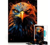 Puzzle American Eagle Pride Fire per ragazzi,1000 pezzi,gioco stimolante per la mente,pezzi senza sbavature,taglio netto,facile da imparare,divertimento per tutta la famiglia (50x75cm)