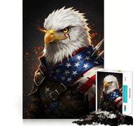 Puzzle American Eagle Warrior da 1000 pezzi per ragazzi,stimolante per le capacità cognitive,divertente,con incastro sicuro e pezzi che non si staccano,un modo coinvolgente per passare il tempo libero