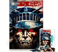Puzzle American Patriot per ragazzi,1000 pezzi,gioco divertente per la mente,incastri perfetti,un modo coinvolgente per passare il tempo libero (50x75cm)