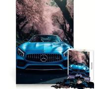 Puzzle AMG GT Sakura Forest da 1000 pezzi per adulti, regalo per stimolare la mente, divertimento e relax, con bordi precisi, un regalo memorabile (38x26cm)