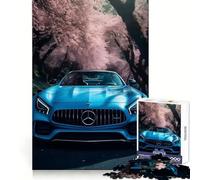 Puzzle AMG GT Sakura Forest per ragazzi, 1000 pezzi, stimola la mente, divertente e rilassante, con incastri a pressione, ideale come regalo stagionale (38x52cm)