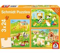 Puzzle Amici della Fattoria 3x24 Pezzi