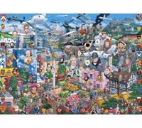 Puzzle Amo l'Inghilterra 1000 pezzi di Gibsons