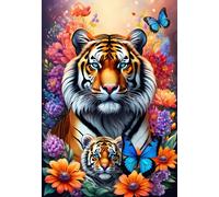 Puzzle Amore materno: tigri 1000 pezzi ALIPSON