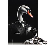 Puzzle "Anatra e Caffè" per adulti, 520 pezzi, puzzle difficili da risolvere, per adulti, per ragazzi e ragazze, 520 pezzi (52x38 cm)
