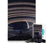 Puzzle Anelli delle Meraviglie da 1000 pezzi per adolescenti: rafforza la memoria, calma e relax, bordi lisci, (38x26cm)