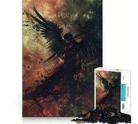 Puzzle "Angeli Discesa Eterea" da 1000 pezzi Divertimento per allenare la mente,con componenti robusti e ben definiti Un passatempo avvincente per rilassarsi in casa (50x75cm)