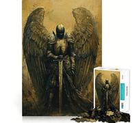 Puzzle Angelic Sentinel da 1000 pezzi per ragazzi,gioco stimolante per la mente,incastro perfetto,senza spazi vuoti,rilassante attività di gruppo al chiuso (38x52cm)
