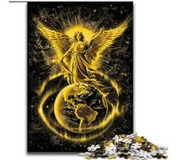 Puzzle "Angelo che vola sopra la Terra" da 1000 pezzi, regalo per adolescenti, adatto a bambini dai 14 anni in su, ideale come regalo per tutta la famiglia (50x75cm)