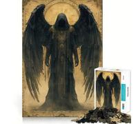 Puzzle "Angelo della Morte" da 1000 pezzi per adulti,gioco di memoria divertente,taglio esperto,attività di gruppo rilassante da fare in casa (38x52cm)