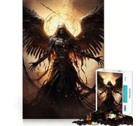 Puzzle "Angelo della Morte" da 1000 pezzi per adulti,gioco per migliorare la memoria,taglio di qualità professionale,attività di gruppo emozionante (38x52cm)
