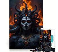 Puzzle "Angelo della Morte - Donna Demone" da 1000 pezzi,gioco stimolante per la mente,incastro perfetto,intrattenimento domestico confortevole per tutti (38x52cm)