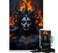 Puzzle "Angelo della Morte - Donna Demone" per ragazzi,1000 pezzi,gioco stimolante per la mente,pezzi senza sbavature,taglio netto,facile da imparare,divertimento per tutta la famiglia (50x75cm)