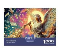 Puzzle Angelo della Ricchezza per Adulti: Angelo con Tromba Giochi Educativi per Tutta la Famiglia Donne 70x50cm/1000 pezzi