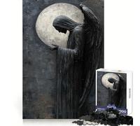 Puzzle Angelo dell'Oscurità per adolescenti, 1000 pezzi, stimolante per la mente, hobby rilassante, blocco solido, regalo premuroso (38x52cm)