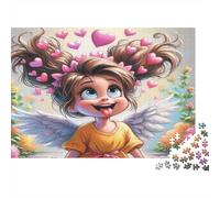 Puzzle Angelo Drago 1000 Pezzi 38x26cm Carta Riciclata per Adulti, Sfida Impegnativa, Decompressione, Sviluppo Abilità Manuali