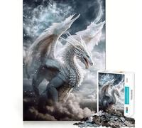 Puzzle Angelo Drago tra le Nuvole da 1000 pezzi,gioco di logica divertente,design a incastro perfetto, riunioni di famiglia (38x52cm)