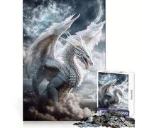 Puzzle "Angelo Drago tra le Nuvole" da 1000 pezzi per adolescenti ideale per sviluppare capacità analitiche creare un'atmosfera serena e creare un puzzle che si incastra alla perfezione perfetto come