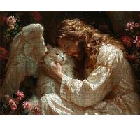 Puzzle Angelo Uomo - Puzzle 1500 Pezzi per Adulti - Puzzles Giochi Rilassamento - Bene Confezionamento in Scatola - Stampa ad Alta Definizione Colori Brillanti - Puzzles Legno Impegnativi s7h-666