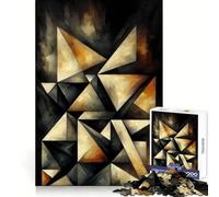 Puzzle "Angular Shadows Dance" da 1000 pezzi per adolescenti: chiarezza mentale, divertimento rilassante, assemblaggio perfetto, regalo stagionale (38x52cm)