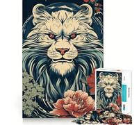 Puzzle Animal Japan Vibes da 1000 pezzi,divertente da giocare,senza sbavature,con pezzi ben tagliati,portatile e adatto ai viaggi (38x52cm)