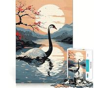 Puzzle Animal Japan Vibes da 1000 pezzi,gioco creativo per lo sviluppo delle capacità cognitive,componenti robusti e facili da tagliare,ideale per i viaggi,gioco per la mente,regalo (38x52cm)