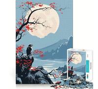 Puzzle Animal Japan Vibes da 1000 pezzi,gioco di costruzione che mette alla prova la concentrazione,montaggio sicuro e preciso,divertimento in casa durante le vacanze (50x75cm)