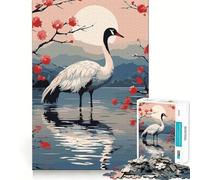 Puzzle Animal Japan Vibes da 1000 pezzi,ideale per stimolare la concentrazione,con taglio laser per un incastro perfetto e un'attività divertente da fare insieme ai propri cari (38x52cm)