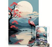Puzzle Animal Japan Vibes da 1000 pezzi per adolescenti, ideale per lo sviluppo cognitivo, rilassante, facile da pulire e da assemblare, un regalo di Natale speciale (38x26cm)