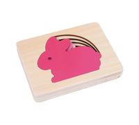 Puzzle Animale Bambino Che Fa Primi Passi 3d Animali Multistrato