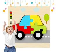 Puzzle animale in legno per bambini,Puzzle di animali in legno | Giocattolo di puzzle educativo | Puzzle animale multifunzionale di apprendimento per i più piccoli, giocattolo di puzzle di