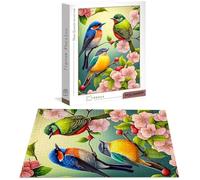 Puzzle Animale Puzzle 1000 Pezzi Jigsaw Adulti DIY Classici Gioco, Puzzles a Forma di Uccello, Giochi Rilassamento e Intelligence per Ragazzi da 14 Anni 75 x 50 cm/1000 pcs con Scatola Regalo B-4763