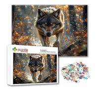 Puzzle Animale Puzzle 4000 Pezzi Lupo, Adulti e Adolescente Divertente Giocattolo per Giocare, Impegnativi Impossibile Jigsaw con Poster e Borsa Chiusa per Decorazioni Casa Parete, Regalo Donna R-9