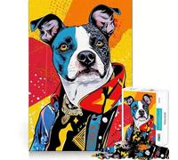 Puzzle ANIMALE WPAP per adulti,1000 pezzi,gioco di divertimento mentale,tecnologia di taglio laser avanzata,sfida divertente per il tempo di attesa (38x26cm)