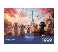 Puzzle Animali 1000 Pezzi Con Finale A Sorpresa - Scopri Tutti I Puzzle Cani Nascosti in Questo Avvincente Puzzle 1000 Dog 70x50cm/1000pcs