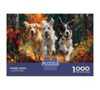 Puzzle Animali 1000 Pezzi Per Trovare La Calma - Con Tanti Puzzle Cani Da Scoprire, Un’Esperienza Puzzle 1000 Dog Meditativa 70x50cm/1000pcs