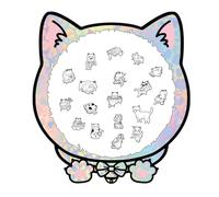 Puzzle Animali | 135 Pezzi Gatto con Cornice Gioco in Legno - Colorato Puzzle in Legno di Animali,per Ragazzo, Ragazza, Adulto, Amico, Bambini in Età Prescolare, Tavolo, Decorazione Casa, Asilo