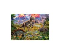 Puzzle Animali 500 pezzi EDUCA - INCONTRO TRA DINOSAURI