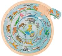 Puzzle animali circolari