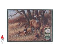 PUZZLE ANIMALI COBBLE HILL CERVI RUSTIC RETREAT 1000 PZ