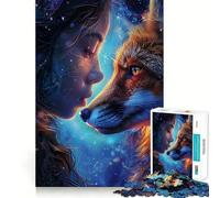 Puzzle "Animali della Galassia Mistica" per adulti, 1000 pezzi, gioco di logica e rilassante, decorazione murale di alta qualità (50x75cm)