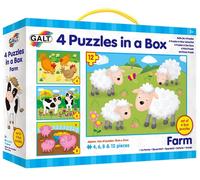 puzzle animali domestici 4 in 1 per bambini 3+