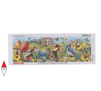 PUZZLE ANIMALI EUROGRAPHICS UCCELLI PANORAMA UCCELLI DEL GIARDINO 1000 PZ
